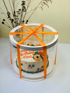 Large Round Clear Cake Box - 11.75" D x 10" H