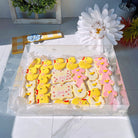 Rectangle Clear cake boxes for Number cakes and sheet cakes