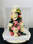 10"L x 10"W x 12"H Extra Tall Clear Square Cake Box