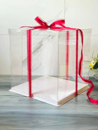Large Tall Clear Cake Box - 13"L x 13"W x 14"H Square - S1314Sweet Degrees Kitchen