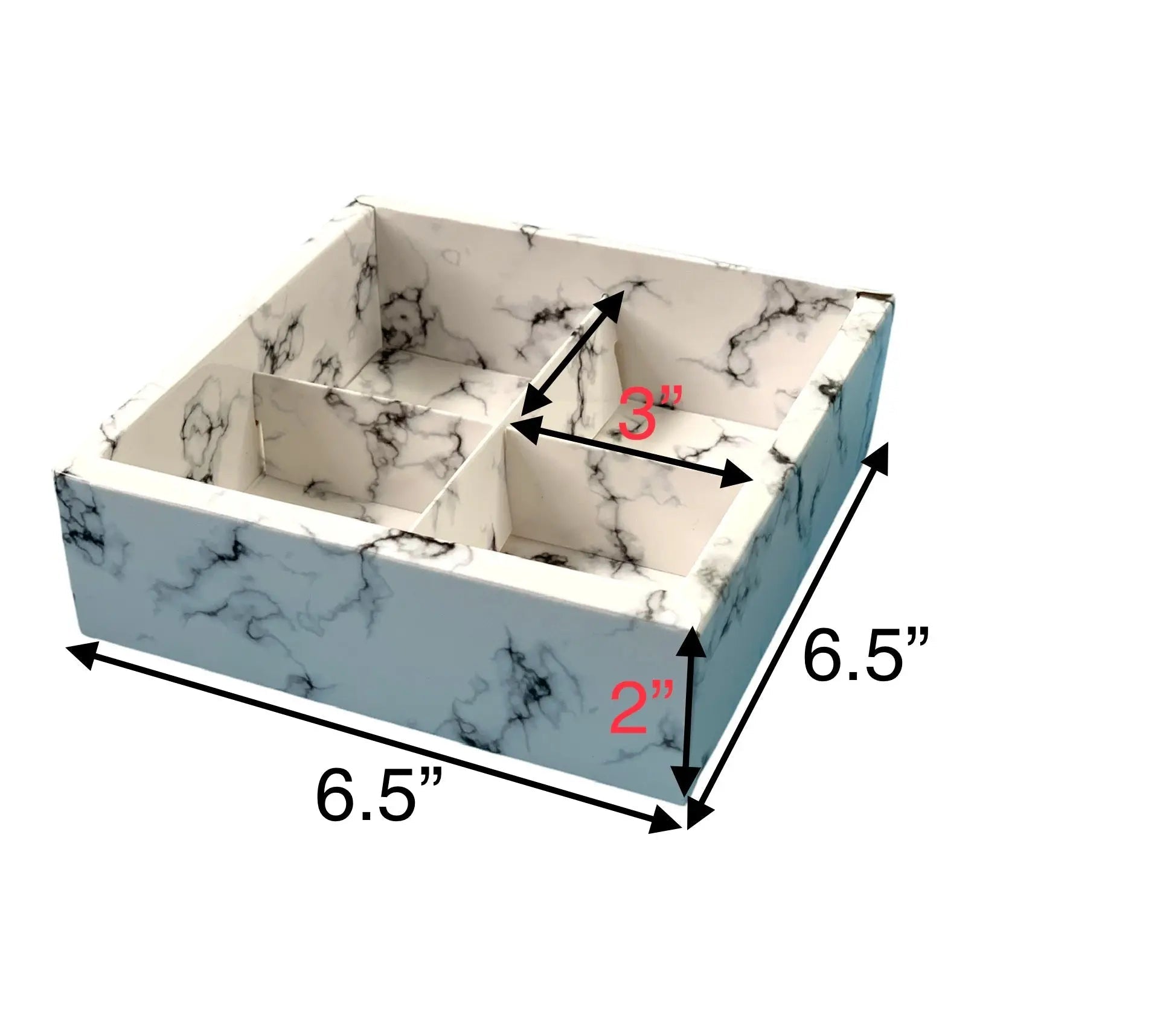 Pastry Dessert Cookie Boxes With 4 Holes 10 Packs -  Take - Out Containers