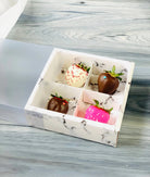 Pastry Dessert Cookie Boxes With 4 Holes 10 Packs -  Take - Out Containers