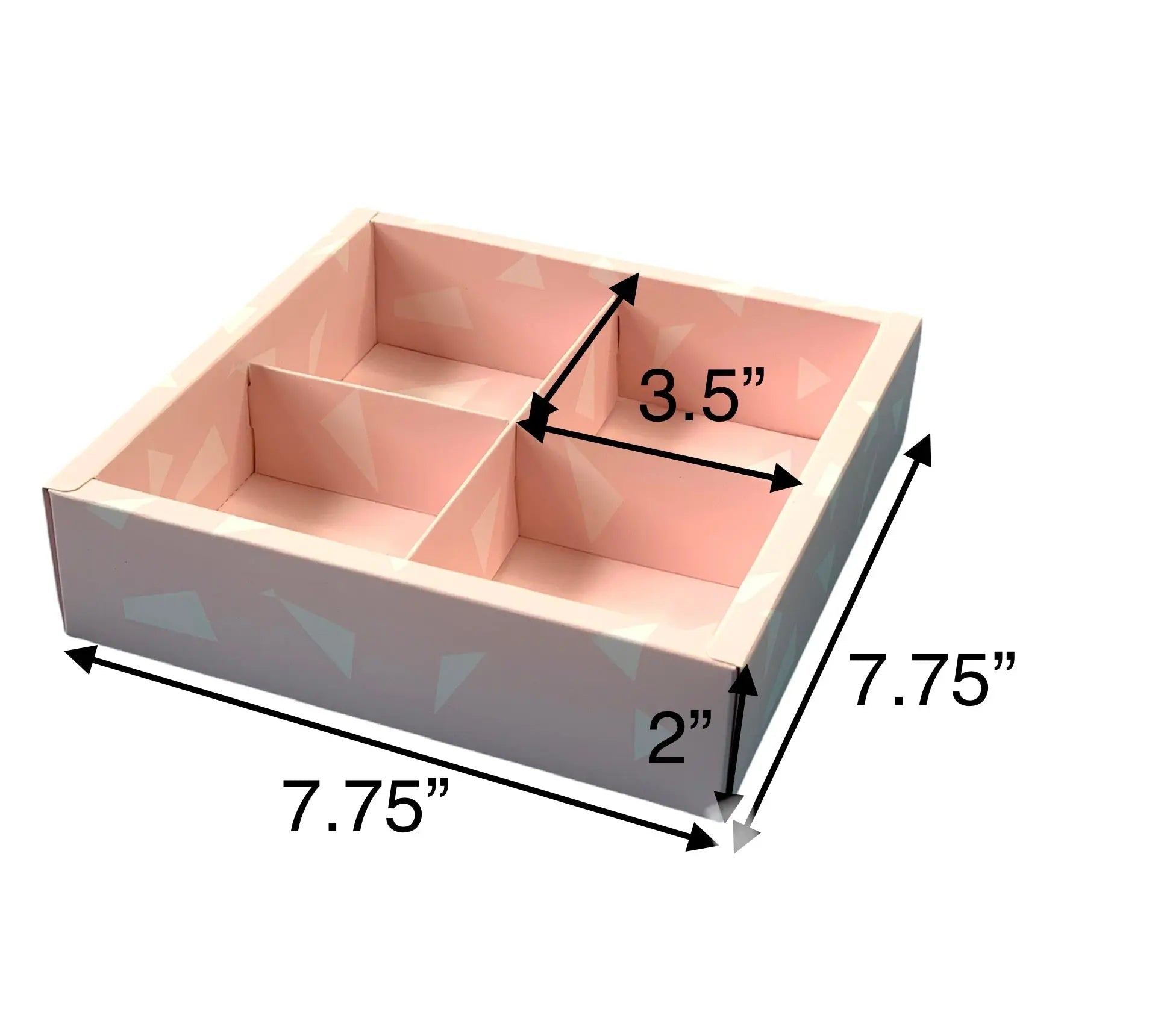 Pastry Dessert Cookie Boxes With 4 Holes 10 Packs -  Take - Out Containers