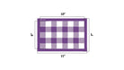 Plaid Pattern Reusable Fabric Mesh Stencil