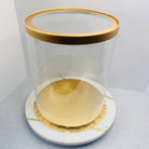 Round Clear Cake Box - 10" D by 9.5" Tall - Clear Cake Boxes with Window - Clear Gift Box - RW1095 Round cake box