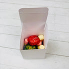 Small Square White Wedding Favor Boxes With Ribbon and Thank You Stickers 50 Pcs -  Gift Boxes & Tins