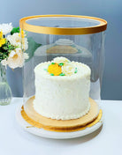 Tall Clear Round Cake Box - 10" D by 12.5" H - Clear Cake Boxes With Window - RB10125Sweet Degrees Kitchen